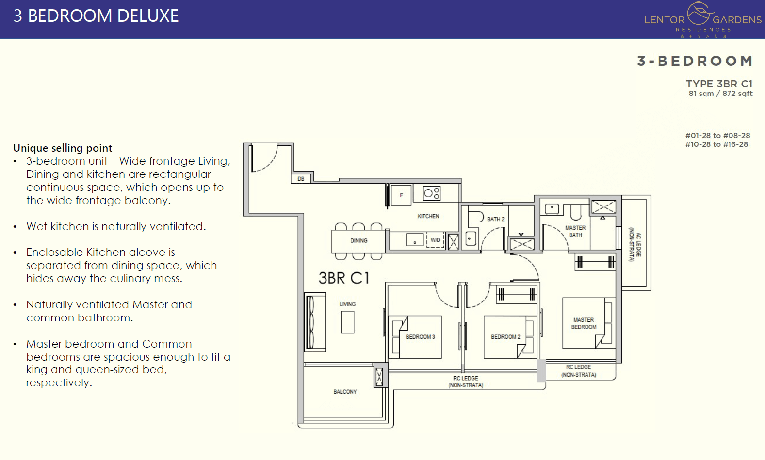 3 Bedroom Floor Plan