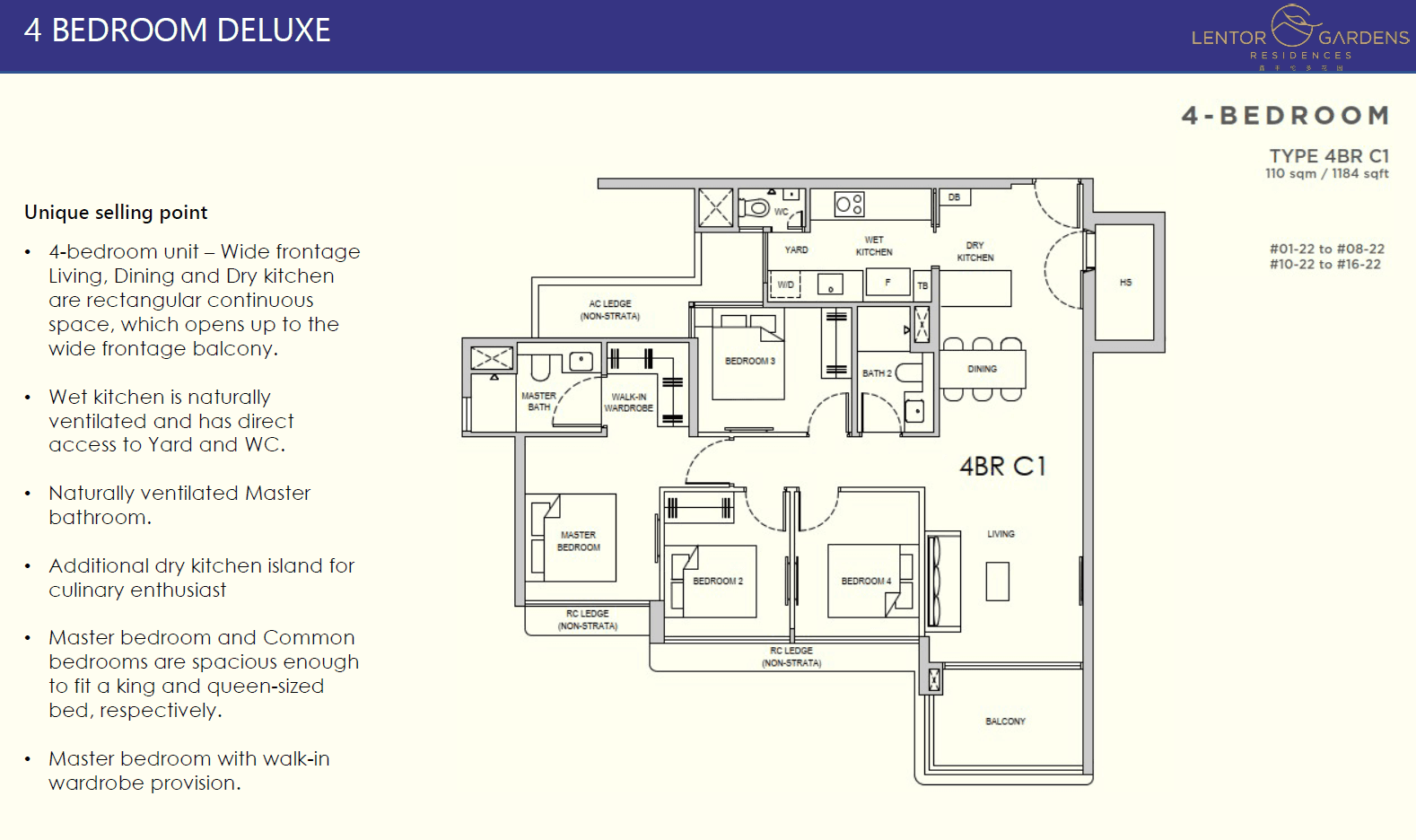 4 Bedroom Floor Plan